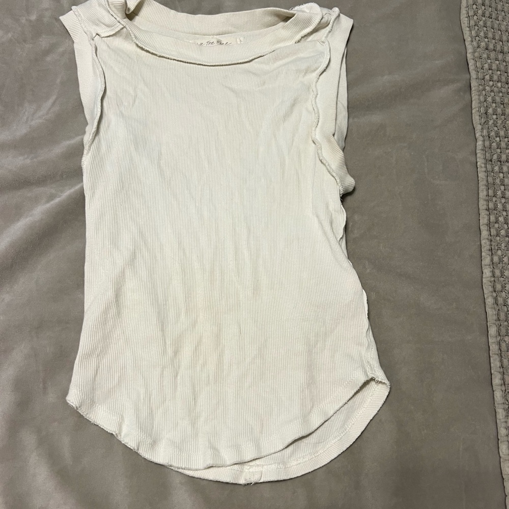 We The Free Off-White Muscle Tee